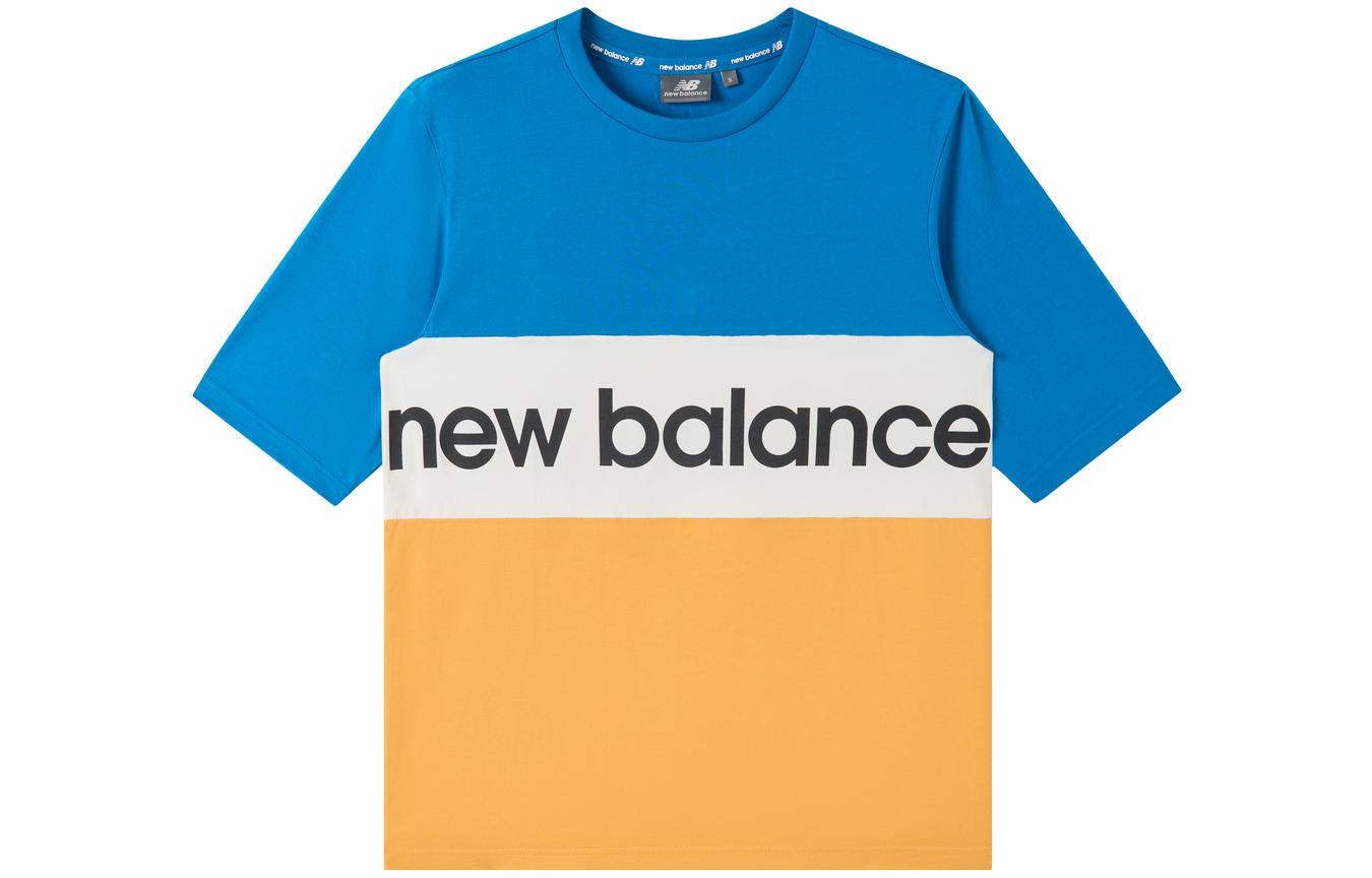 New Balance T Shirts Unisex Multicolor Crew Neck Moderate Other NE92S023-BL M