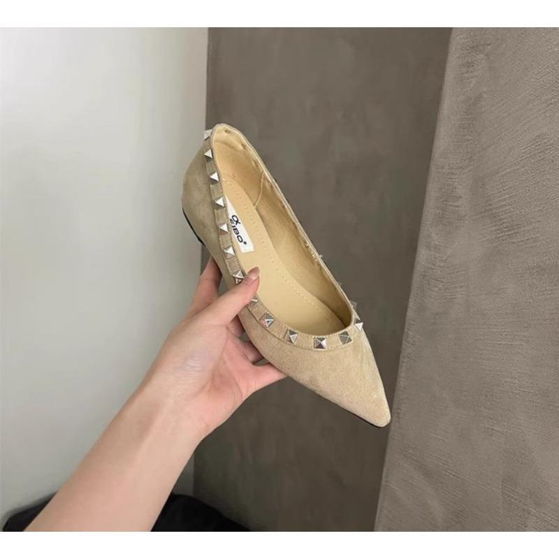 2025Low Heels Women Rubber Slides Rome PU Flock Hoof Low Heels Women Rome Flock PU Rubber Slides