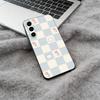 Fresh Checkerboard Soft Silicone phone Case for Samsung Galaxy A73/A71/A72/A70/A53/A52/A51 - Black