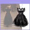 The Addams Family Wednesday Prom Party Dress Kids' Birthday Cosplay Yarn Dress