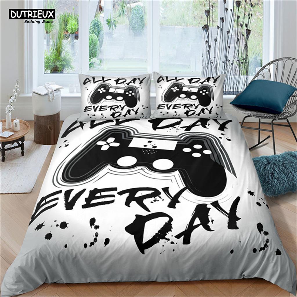 Comforter Game Handle Fashion Player Polyester Bedding Sets Child Boys For Teens King Size Bedding Set