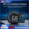 New G16 HUD Digital GPS Car Intelligent Display HUD G16 Speedometer Head Up Display Overspeed Security Alarm USB Interface