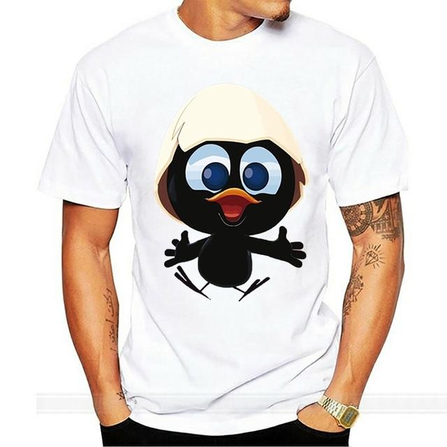 ETST WENDY Zonlicht T-shirt Big Size Mannen Calimero Mannen T-shirt Geschilderd Grappige T-shirt Mannen T-shirt XXL