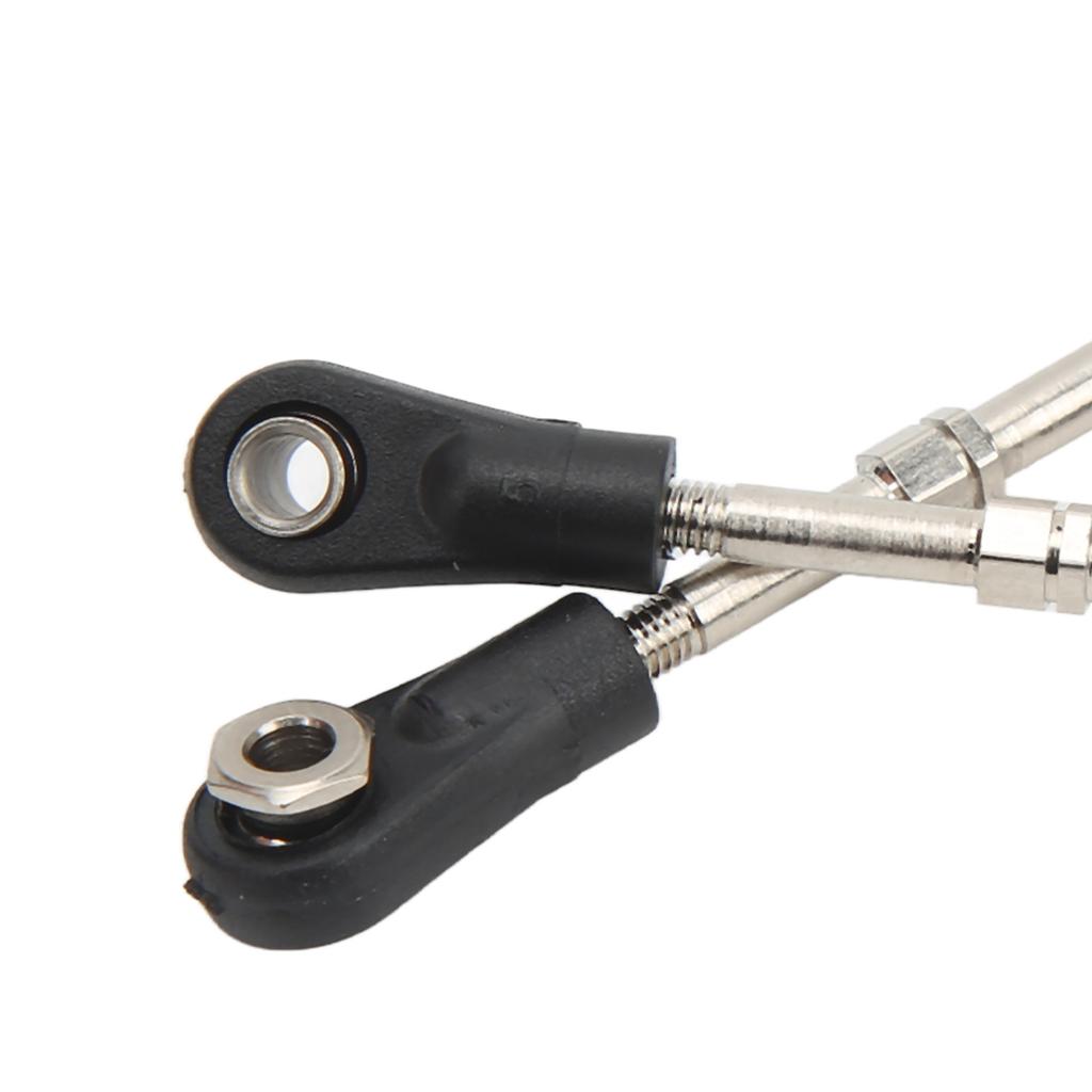 RC Steering Link Set Replacement Steering Tie Rod for ZD 10421 1/10 Racing Vehicle 2pcs