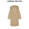 UR Women's Retro Casual Hooded Down Jacket UWH140032
