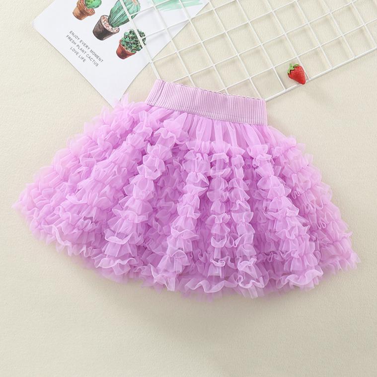 Summer Short Skirt Girl Princess Skirt Versatile Fluffy Skirt Tutu Skirt