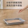 High Fence Anti-urine Splash Dog Toilet Stainless Steel Grid Anti-stepping Shit Medium and Small Dog Toilet Pet Litter Basin