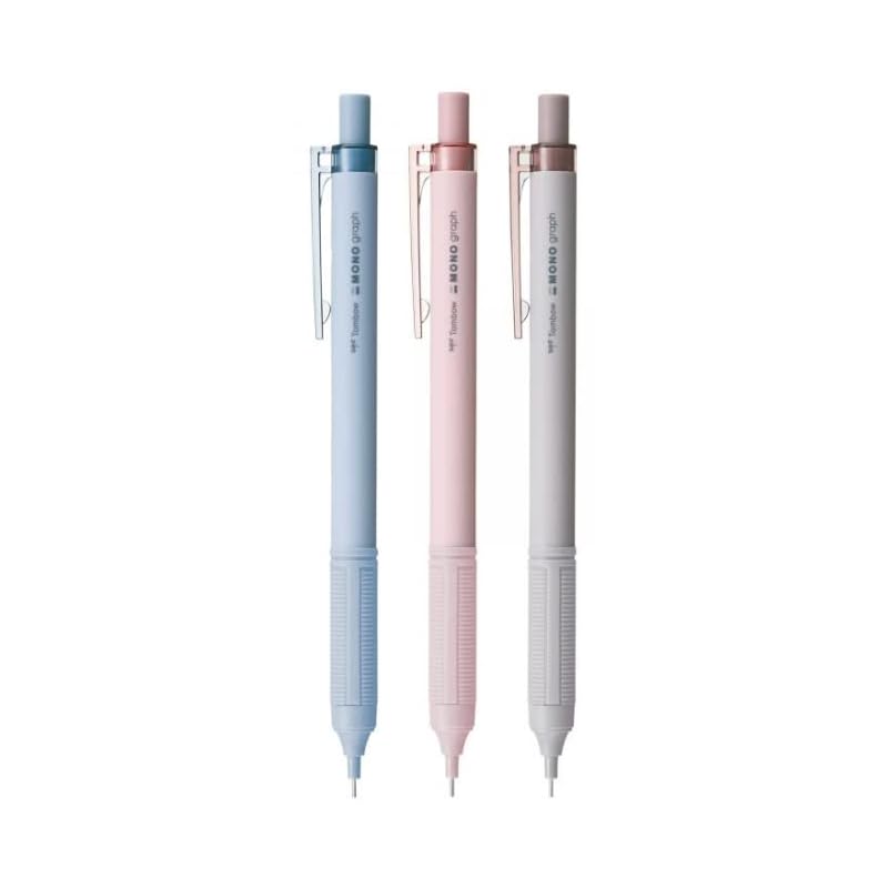 

tombow pencil mechanical pencil monograph light 0.5mm DPA-122 Grayish blue, grayish pink, grayish brown 1 each set of 3