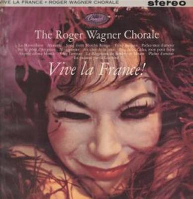 LP Record ROGER WAGNER CHORALE  Vive La France SP8554 CAPITOL RECORD 1961 US Pop Used