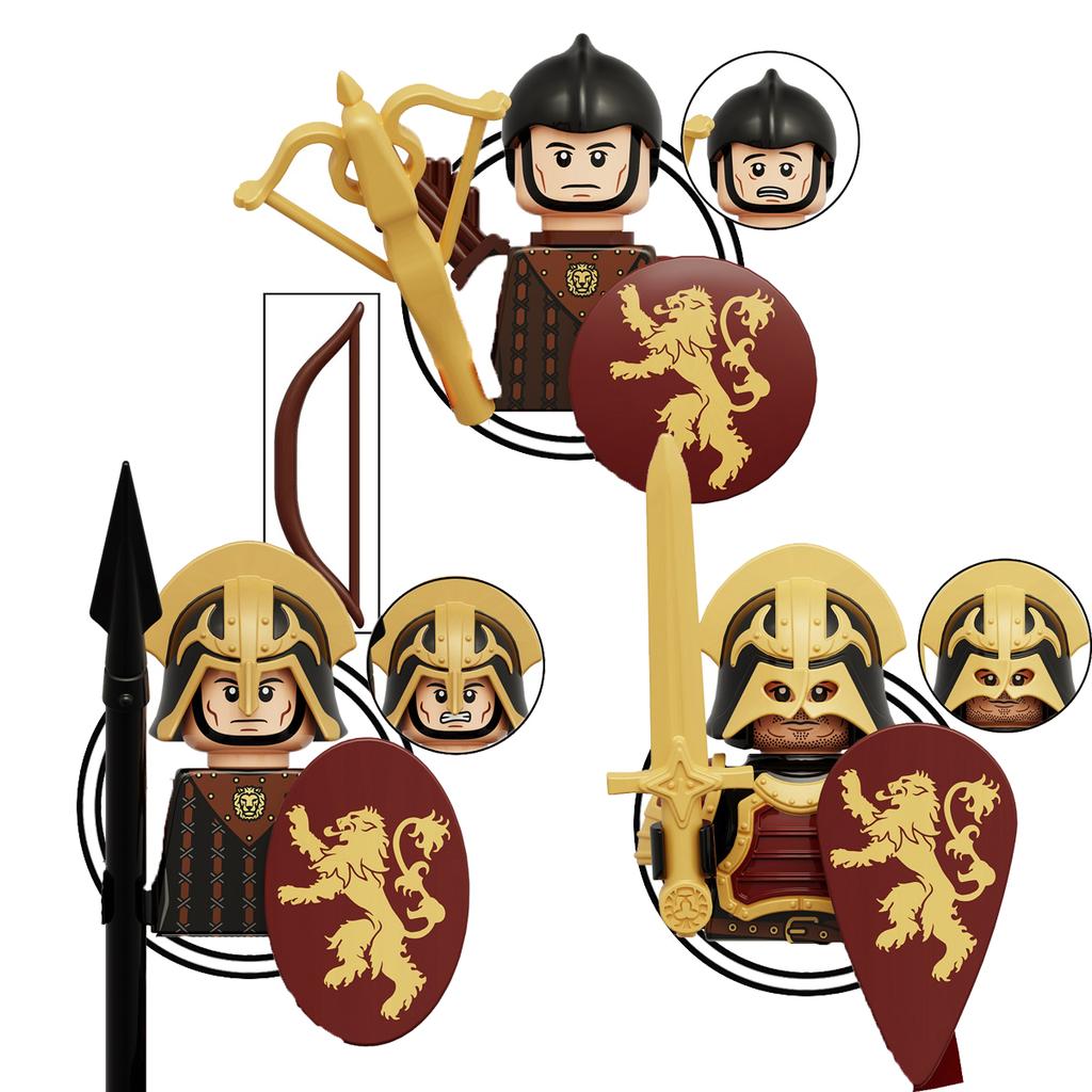 KT1068 Anime Novels Building Blocks Character Figures Bricks Assembly Children Collection Toys