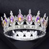 Royal Queen King Tiaras and Crowns for Women Princess Prom Wedding Party Full Round Diadem Bridal Hair Jewelry Accessories