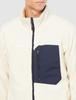 Polartec High Loft Reversible Fleece Birch Size L Jacket, B2MC2502, White,