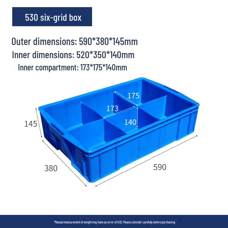 Plastic Multi-Compartment Tool Storage Box