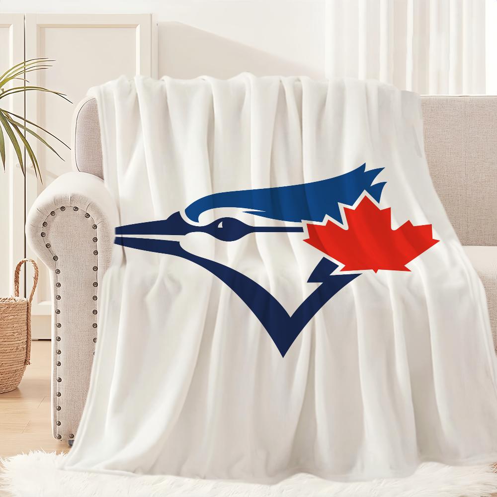 Toronto Blue Jays Baseball Blanket Blanket for Couch Sofa Travel Home Hiking Picni Bed Beding Flannel Blanket birthday gift