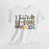 Teach with Heart T-Shirt | Trendy & Inspiring Teacher Wear - Autism Mom Shirt