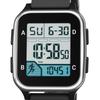 Amain Digital Watch for Men and Women Step Counter No Smartphone Charging Needed Lightweight Waterproof Health Support Silver