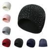 Autumn Winter Beanie Casual Rhinestone Knit Hat