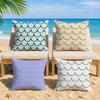 Colorful Waves Cushion Cover Short Plush Soft DoubleSided Printing Pillow Case Cozy Sofa Bedroom Home Decor Gift