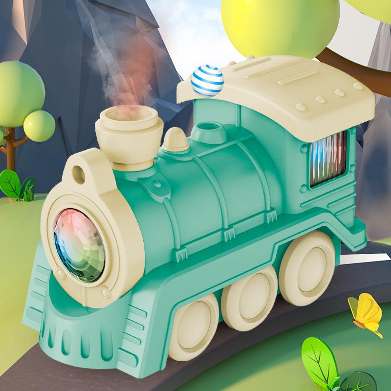 Electric Hovering Train: Musical Spray Ball Toy for Kids