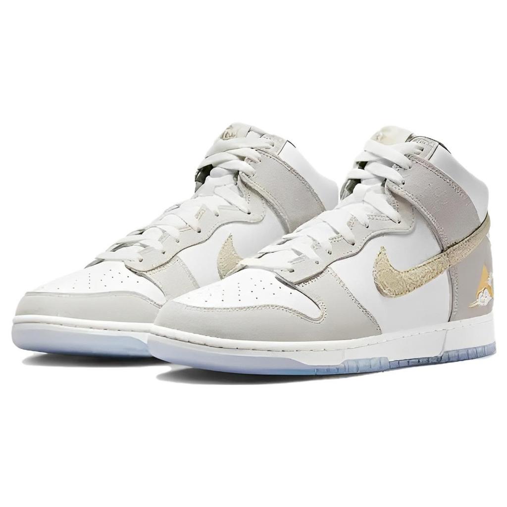 Nike Dunk High San Francisco Pack - Gold Mountain Herren-Sneakers Weiß Summit-White Desert-Ore FD0776-100