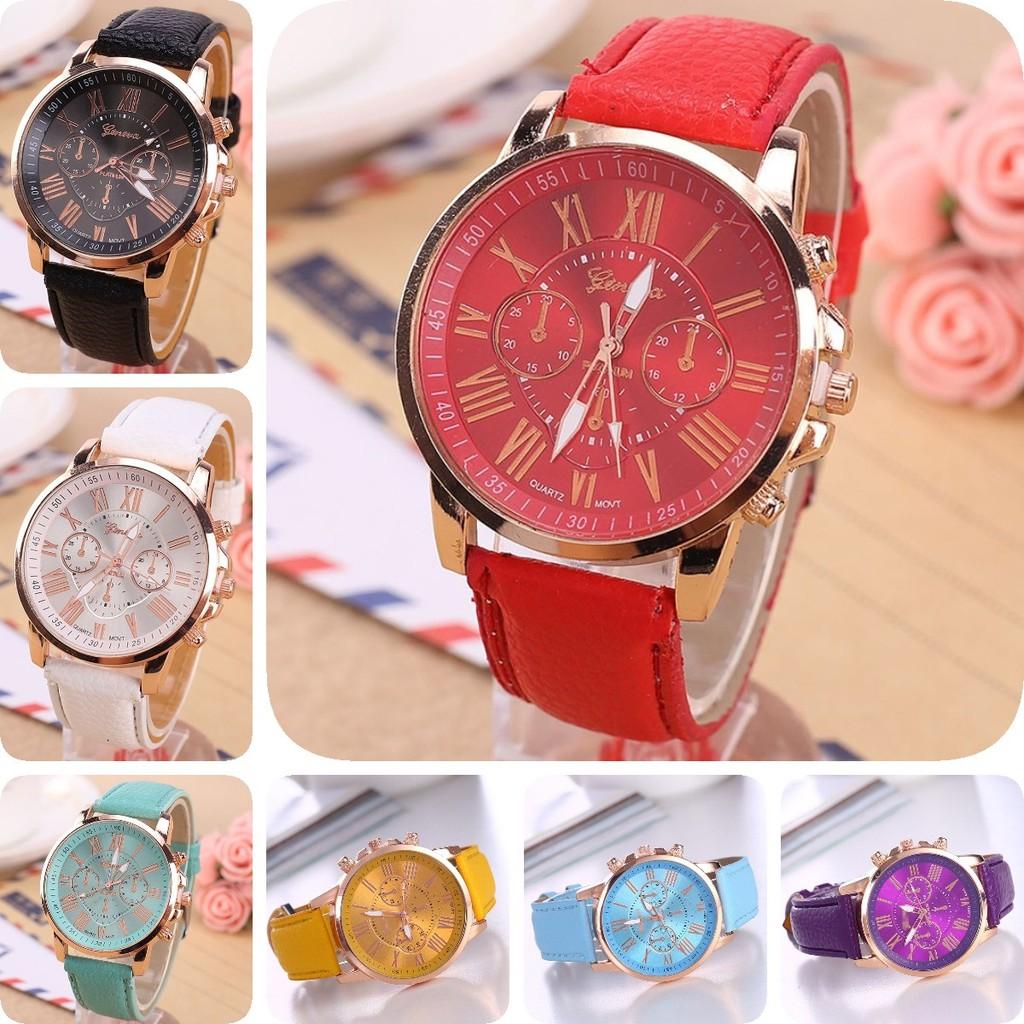 Versatile Geneva Ldn186 Women's Timepiece With Distinctive Roman Numerals And Quartz Movement
