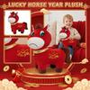 Year Of Mascot Plush Toy Cute Cartoon Gift Doll Crying Horse