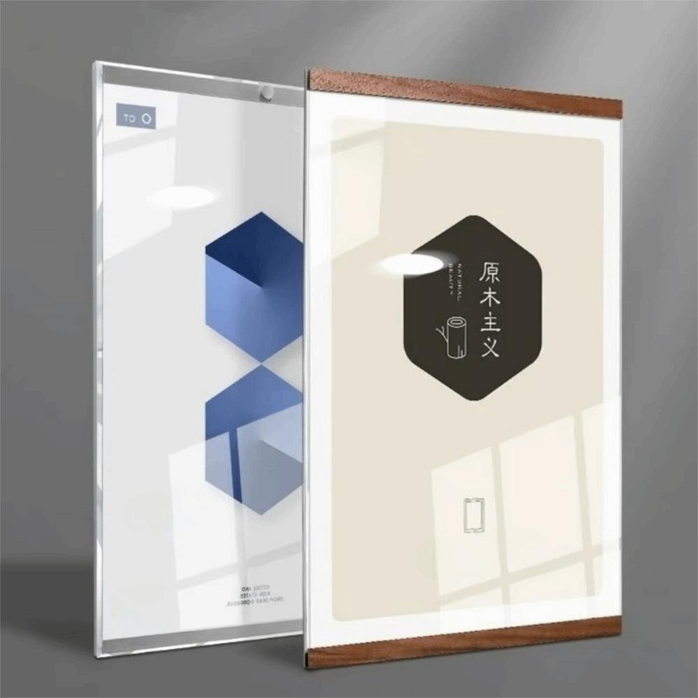 A 4/A 5/A 6 Magnetic Wall Mounted Frame Reusable Display Board Poster Frame  Advertisement Display