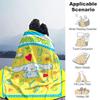 1pc Cinnamoroll's Sweet Lemon Honey Adventure Cartoon Blanket, Seasonal Home Decor Gift, Living Room, Travel, Camping, Car Blankets, Beach, Office Nap