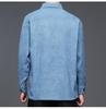 Men's Corduroy Long-Sleeve Shirt - Autumn/Winter Business Casual Loose Fit for Middle-Aged Dads