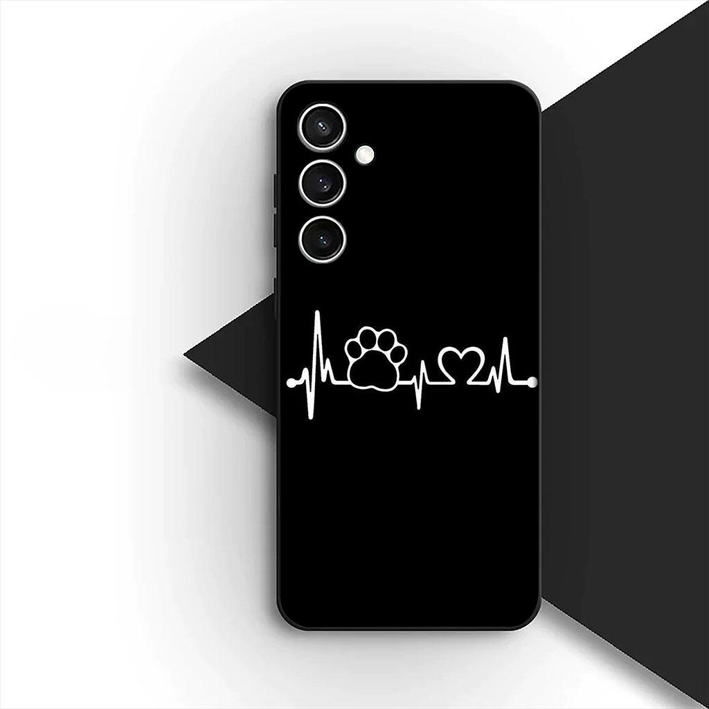 Phone Cover for Motorola Moto G55 G45 G75 G85 G13 Edge 50 30 Fusion 40 NEO Ultra Pro Soft Case Cat Cute Dog Paw Wallpaper