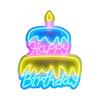 Happy Birthday LED Neon Light Sign - Party Decor