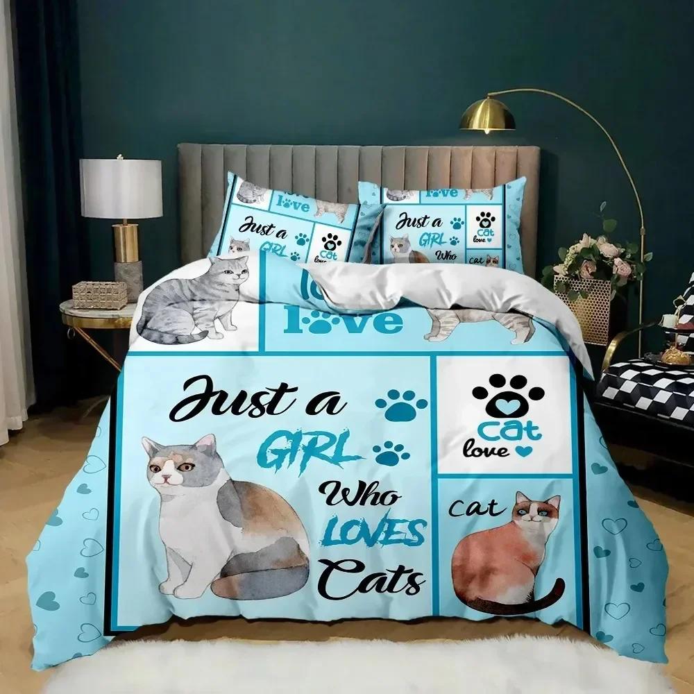 Top Howling Wolf In The Moonlit Night Bedding Set Polyester Just A Girl Who Loves Wolves Pattern Quilt Cover