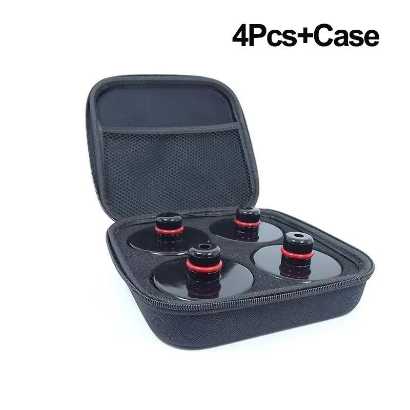 Silicone Lifting Jack Pad for Tesla Model 3/S/X/Y 4 Pucks with Storage Case for Tesla Vehicles RepairTools 2013-2024 Accessories