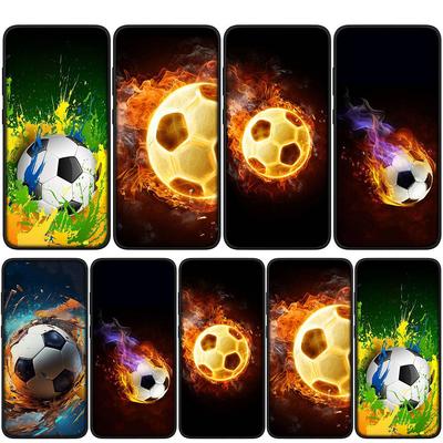 Cover for iPhone 16 15 Xiaomi Redmi Note 14 13 12 11 Pro Max X 8 16e Samsung Galaxy S25 S24 S23 Moto OPPO Huawei Soccer Play Football Match Phone Case
