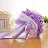 Romantic Artificial Hand Bouquet Silk Flowers Bridesmaid Bouquet  Ceremony Anniversary