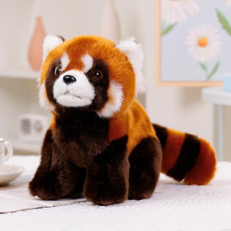 

Cute cute raccoon doll plush toy party posture red panda doll children soothing rag doll birthday gift 30cm（0.25kg）