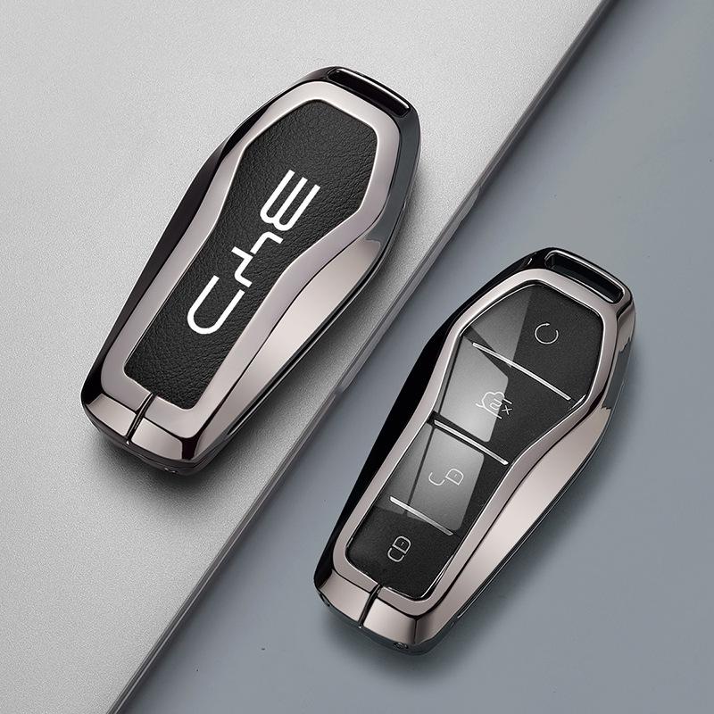 BYD Car Key Case: Compatible with Qin PLUS, Tang, Seagull, Seal, Dolphin, Song Plus, Han EV, Yuan, and Frigate.