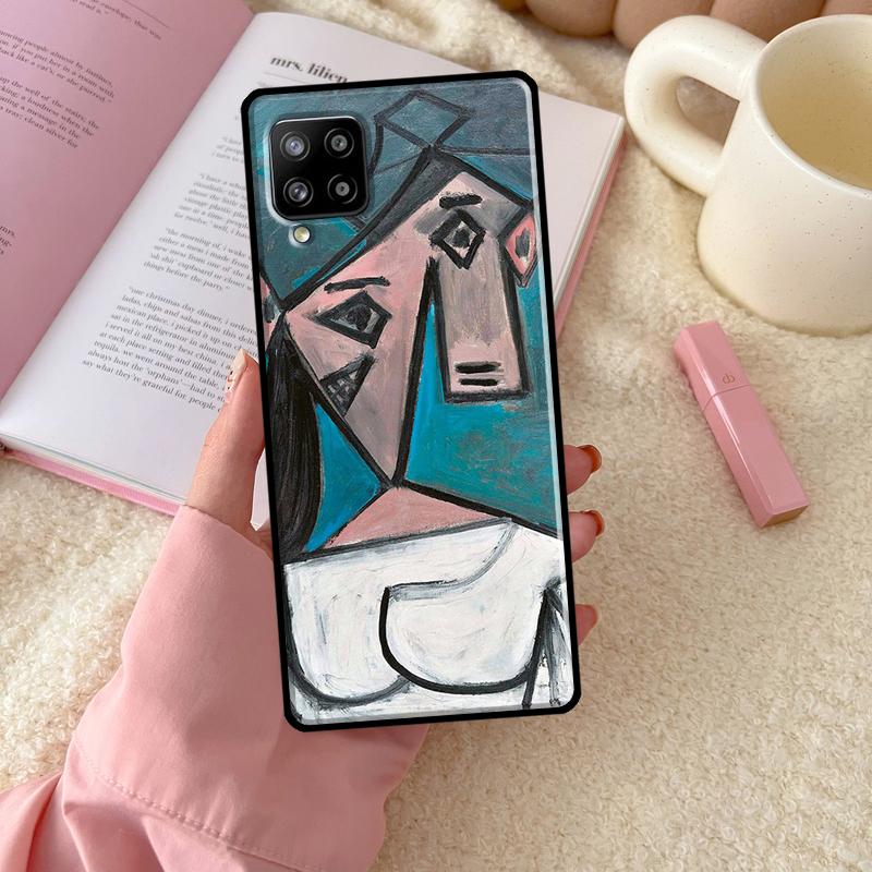 Painting Picasso Abstract Art For Samsung Galaxy A54 A34 A14 A52 A32 A12 A13 A33 A53 A15 A16 A26 A36 A56 A06 A35 A55 Case
