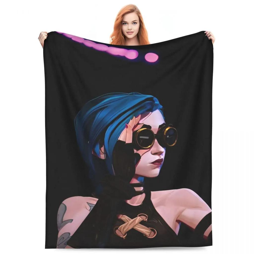 Caitvi Arcane Blankets Action Adventure Wool Awesome Warm Throw Blankets for Chair Covering Sofa Decoration