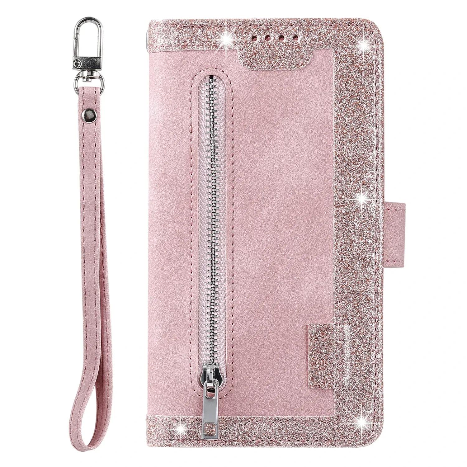 

Luxury Leather Case For Samsung Galaxy A7 A5 A3 2017 2016 A6 A8 Plus 2018 A750 A310 A510 A530 Zipper Wallet Flip Book Case Cover A7 2018 (A750)-Case & Str