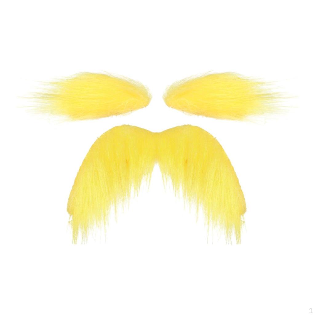 Gießen Bart Augenbrauen Kostümzubehör DIY Make-up für Geburtstag Rollenspiele