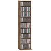 260 Narrow CD Storage Unit - Rustic Brown