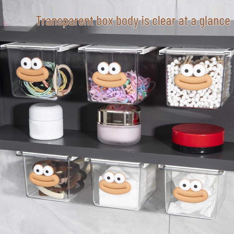 

Прозрачный зеркальный шкаф с выдвижной полкой для хранения в ванной комнате Pull-out, Set of 1