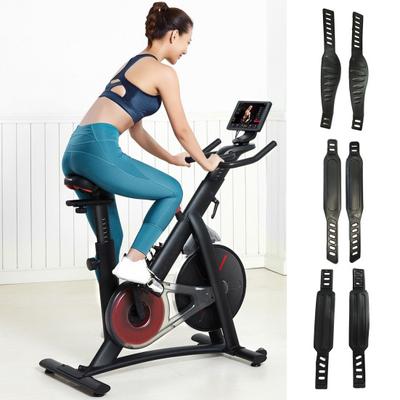 1 Pair Exercise Bike Pedal Belts Bicycle Pedal Straps Anti-slip Wear-resistant No Pinching Quick And Easy Installation Stationary Cycling Fix Bands