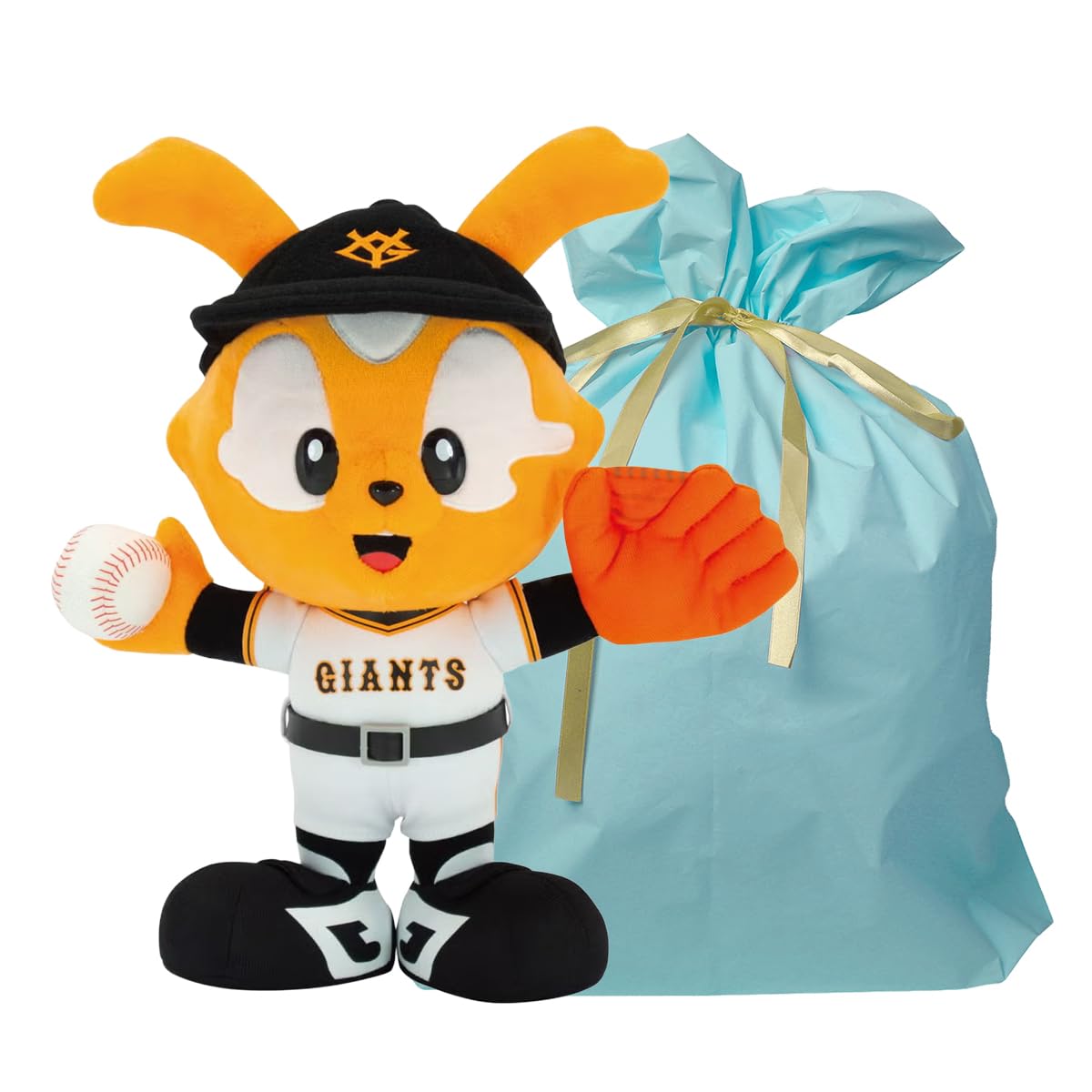 Yoshitoku Victory Jabbit S total Pitcher Plush Toy Official Licensed Comes in a Gift Bag Blue Color (30cm length) [Yomiuri Giants] Product, (with