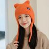 Warm Windproof Cute Cat Ear Earflap Women Gift Knitted Hat New Winter Hat
