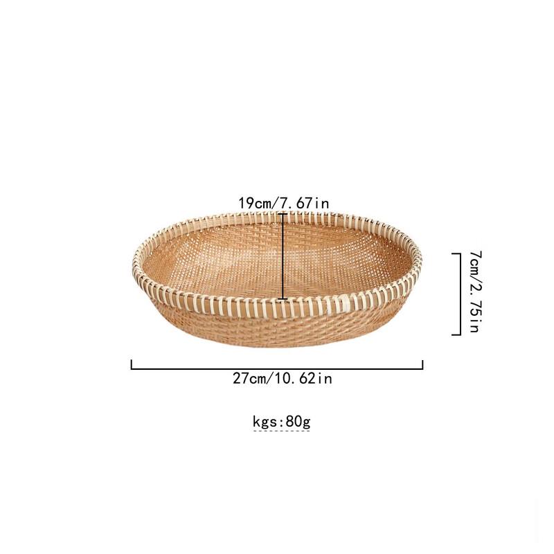 Multipurpose Handwoven Bamboo Basket