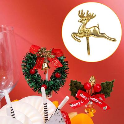 Snowman Party Supplies Ornaments New Year Christmas DIY Xmas Cake Decor Christmas Cake Decoration
