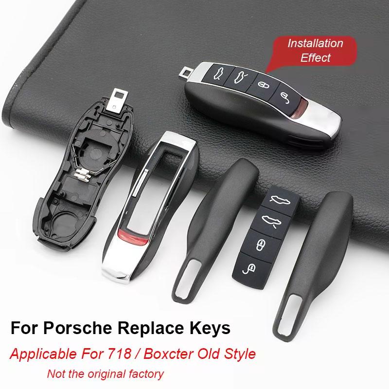 Für Porsche Cayenne Macan Panamera 718 Boxster 911 Auto Schlüsselhülle Gehäuse Fernbedienung Modifikation Ersatzeil Stellvertreter Fabrik