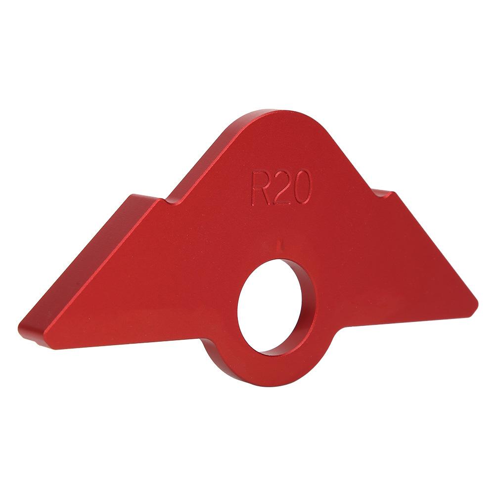 

Wood Panel Corner Locator Trimming Machine Round Corner Arc Template Woodworking ToolR20